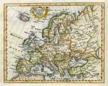  Χάρτης Ευρώπης 1770