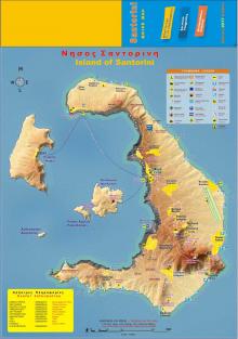 Χάρτης  ΣΑΝΤΟΡΙΝΗΣ 