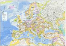 Χάρτης Ευρώπης Λατινικά